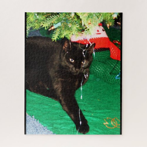 MERRY CHRISTMAS FROM THE CAT JIGSAW PUZZLE