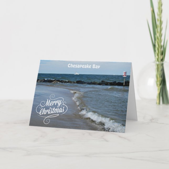 Merry Christmas from the Chesapeake Bay Holiday Card (Front)