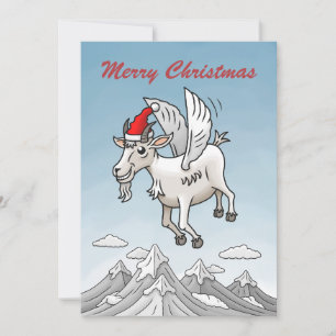 Merry Christmas from the Christmas Goat Holiday Card