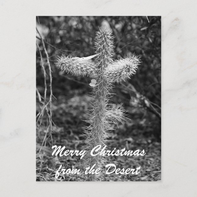 Merry Christmas from the Desert Holiday Postcard (Front)