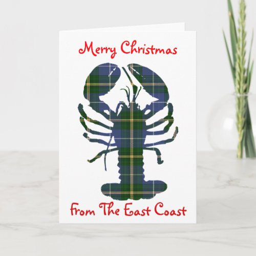 Merry Christmas from the East Coast Lobster Holiday Card