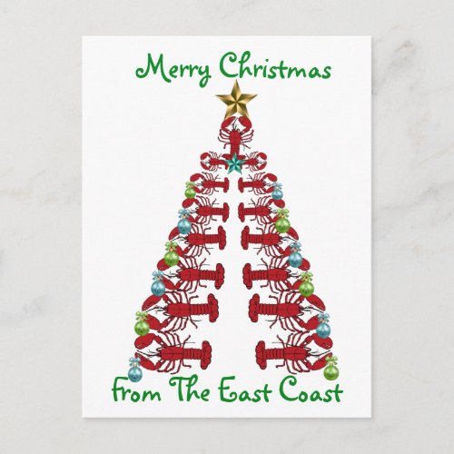 Merry Christmas from the EastCoast postcard