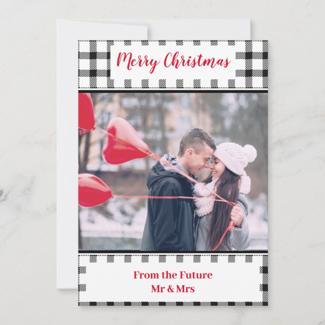 Merry Christmas From the Future  Mr and Mrs Card (Front)