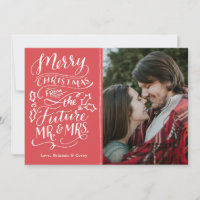 Merry Christmas From The Future Mr. and Mrs. Photo