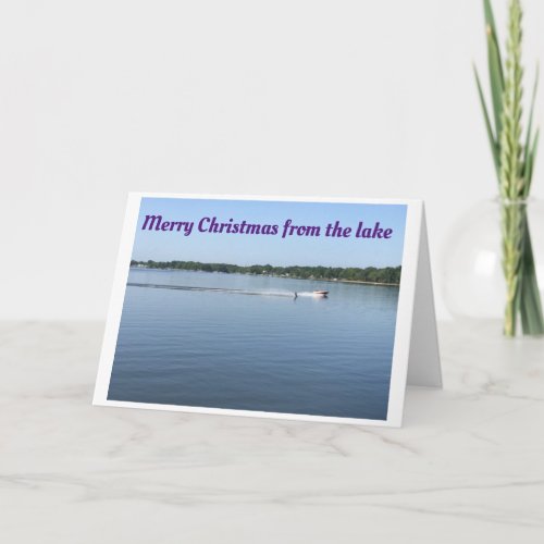 MERRY CHRISTMAS FROM THE LAKE CARD