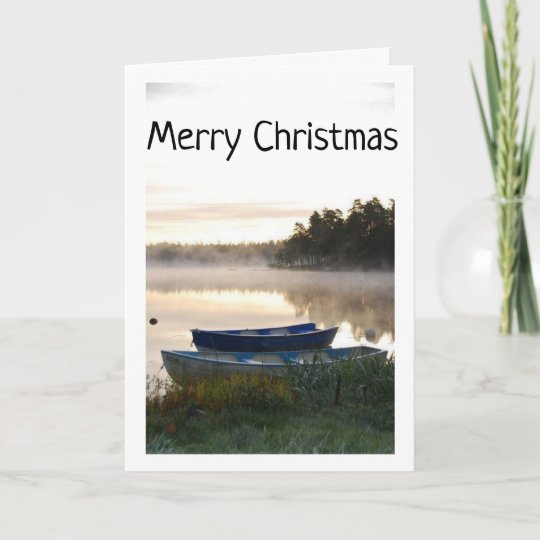 MERRY CHRISTMAS FROM THE LAKE**** CARD | Zazzle.com