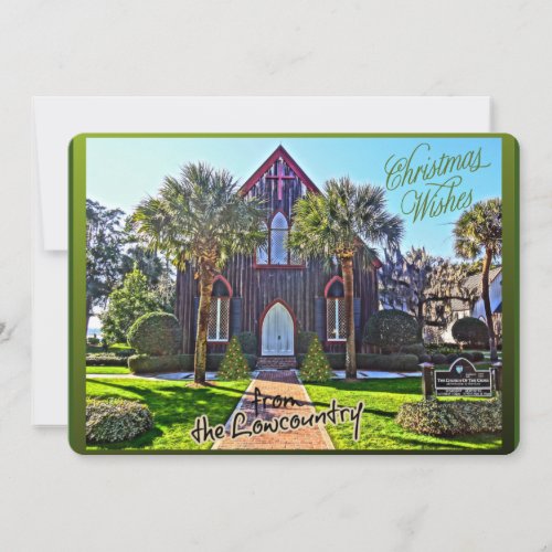 Merry Christmas from The Lowcountry Bluffton SC  Holiday Card