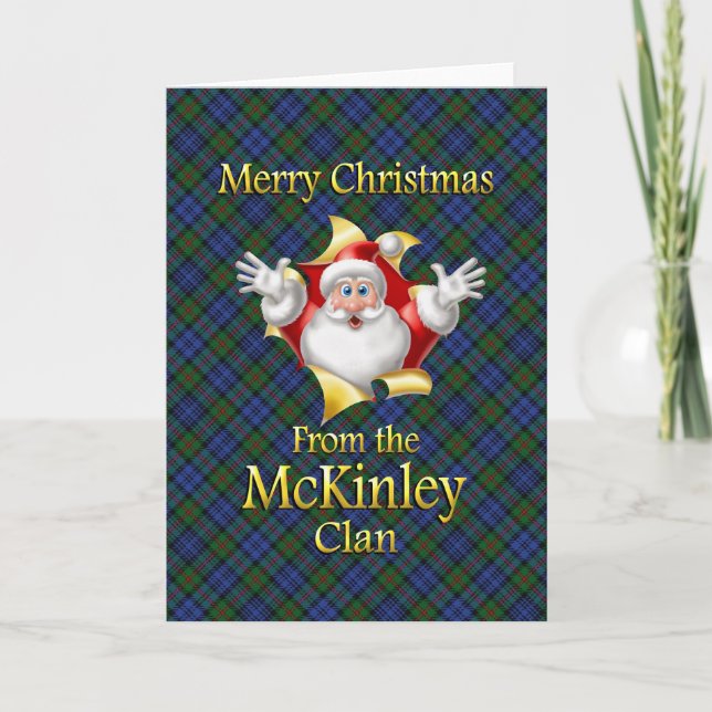 Merry Christmas From the McKinley Clan Holiday Card (Front)