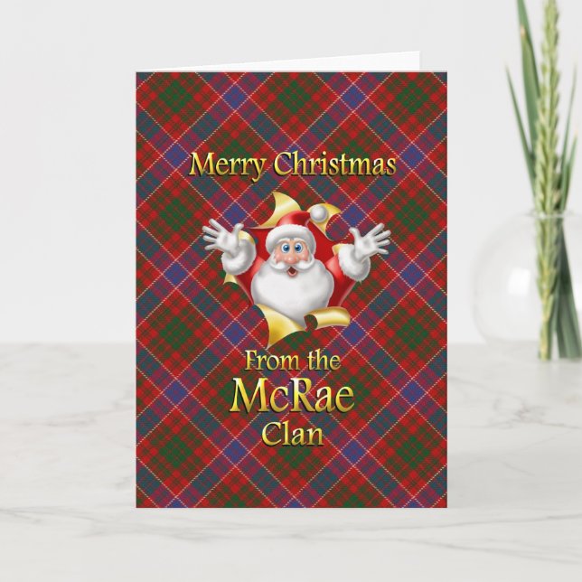 Merry Christmas From the McRae Clan Holiday Card (Front)