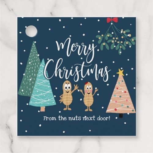 merry Christmas from the nuts next door Favor Tags