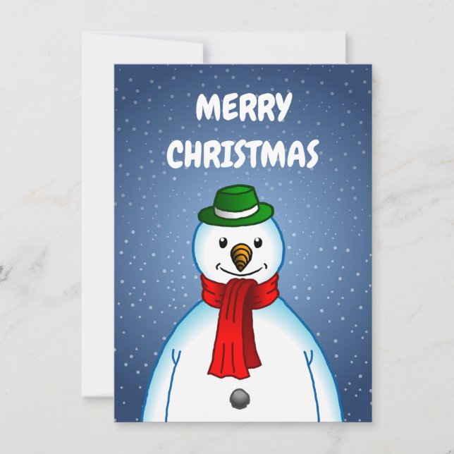 Merry Christmas from The Snowman Holiday Card (Front)