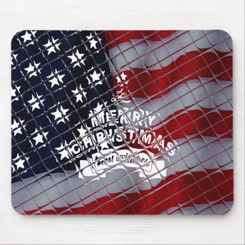 Merry Christmas From the United States Mouse Pad