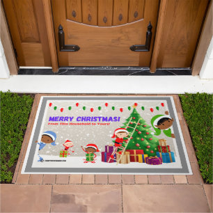 Merry Christmas From This Household to Yours Doormat
