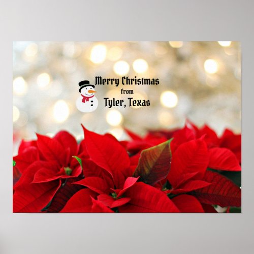 Merry Christmas from Tyler Texas Poster