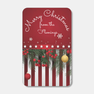 Merry Christmas from (your family) Matchboxes