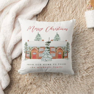 Merry Christmas From Your Neighbors Throw Pillow