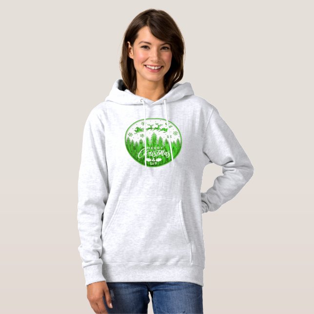 MERRY CHRISTMAS funny christmas          Hoodie (Front Full)