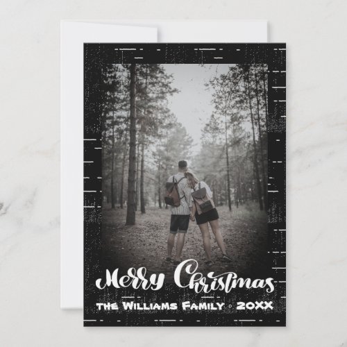 Merry Christmas Funny Cookie Modern Family Photo Holiday Card