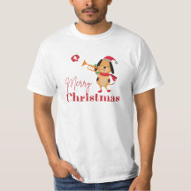 Merry Christmas funny dog T-Shirt