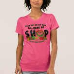 Merry Christmas - Funny Holiday Shopping T-shirt at Zazzle