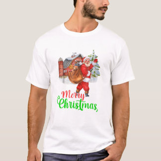 Merry Christmas Funny Santa T-Shirt