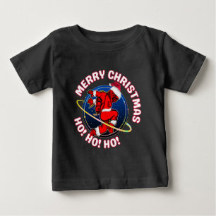 MERRY CHRISTMAS FUNNY SPACE ASTRONAUT BABY T-Shirt