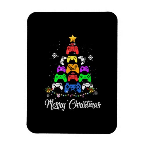Merry Christmas Game Controller Tree Kid Adult Lig Magnet