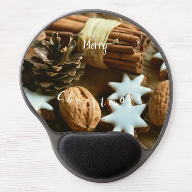 Merry Christmas Gel Mouse Pad (Front)