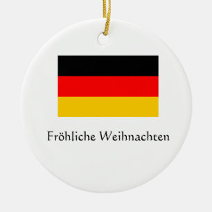 Merry Christmas German Ornament