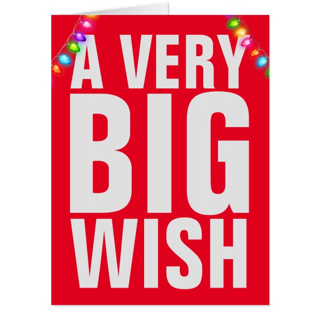 MERRY CHRISTMAS GIANT JUMBO CARD (Front)