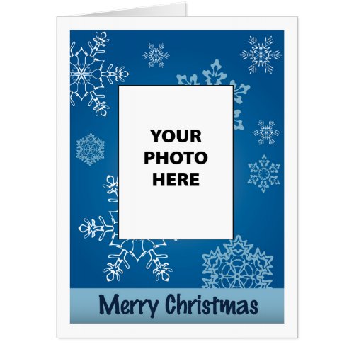 Merry Christmas Giant Photo Greeting Card