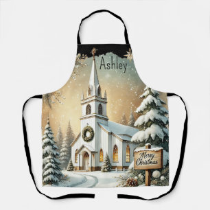 Merry Christmas Gift Apron