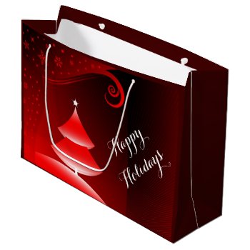 Merry Christmas Gift Bag by EveStock at Zazzle