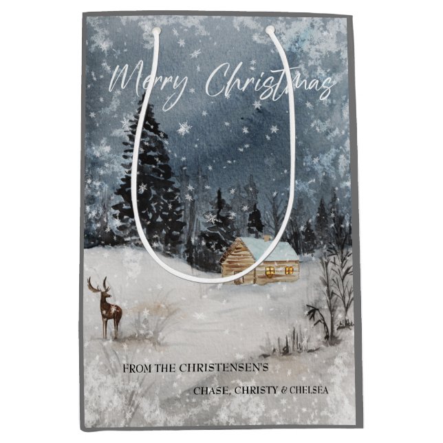 Merry Christmas Gift Bag (Front)