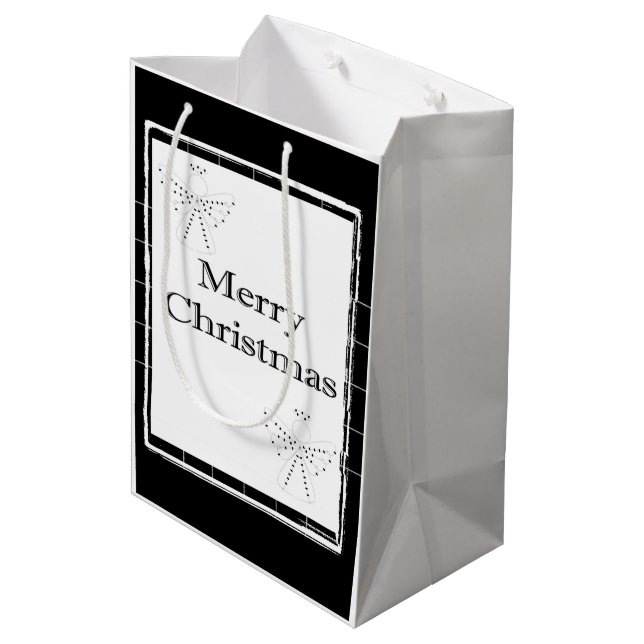 Merry Christmas Gift Bags (Back Angled)