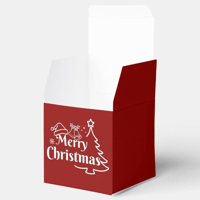 Merry Christmas Gift Box (Opened)