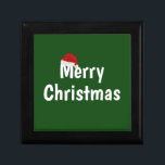 Merry Christmas Gift Box<br><div class="desc">Funny Merry Christmas text design. You may click personalize and edit the word Christmas to your liking.</div>