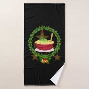 Merry Christmas  Gift for Christmas  Family    Bath Towel