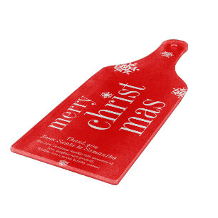 Merry Christmas gift for wife mom friend Cutting Board