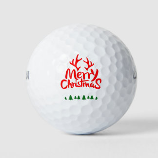 merry christmas gift golf balls