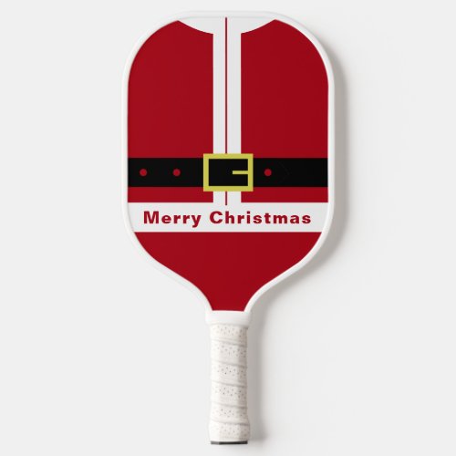 Merry Christmas Gift Pickleball Paddle Santa Claus