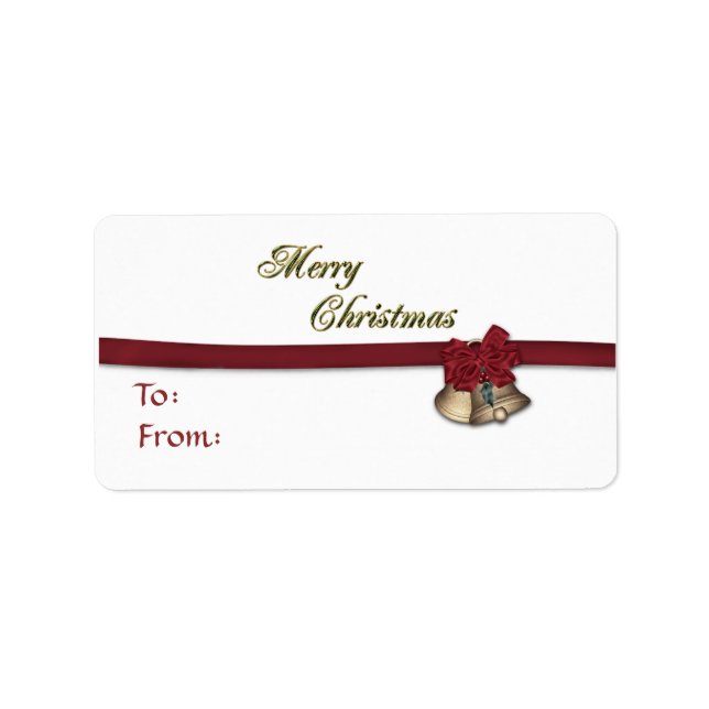 Merry Christmas Gift Tag (Front)