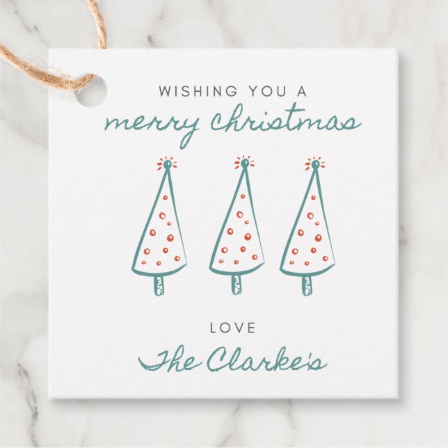 Merry Christmas Gift Tag (Front)