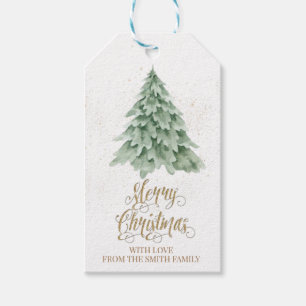 Merry Christmas Gift Tag, Christmas Tree Hang Tag