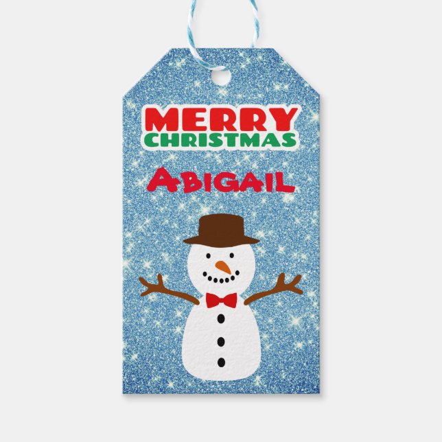 Merry Christmas Gift Tags (Front)