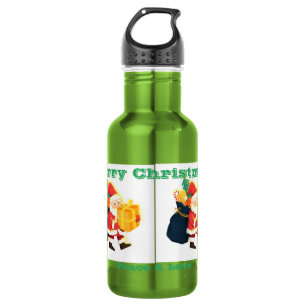 Merry Christmas Gift Your Loved One 18 oz size Stainless Steel Water Bottle
