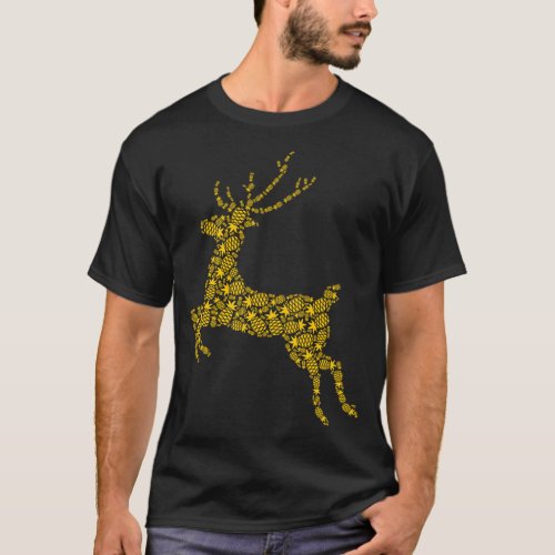 Merry Christmas Gifts _ Funny Pineapple Deer Reind T_Shirt