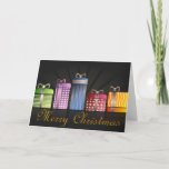 Merry Christmas Gifts Holiday Card
