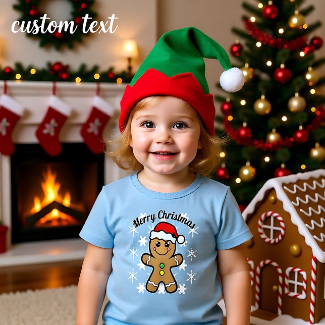 Merry Christmas - gingerbread boy Toddler T-shirt (Merry Christmas - gingerbread boy Toddler T-shirt)