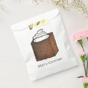 Merry Christmas Gingerbread Cake Sugar and Spice Favor Bag